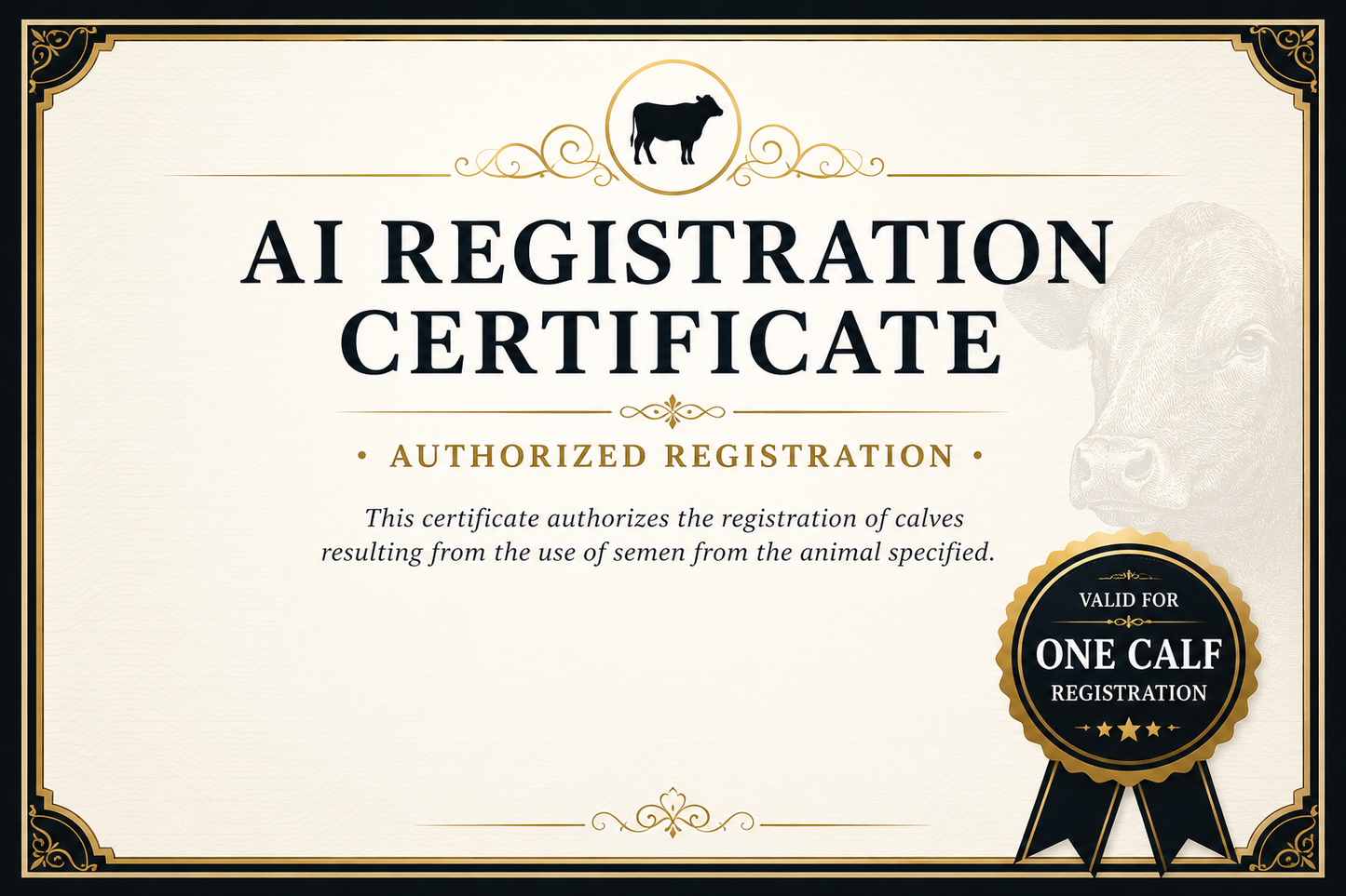 AI Registration Certificate